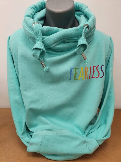 The WeAreFearless Cross Neck Hoodie