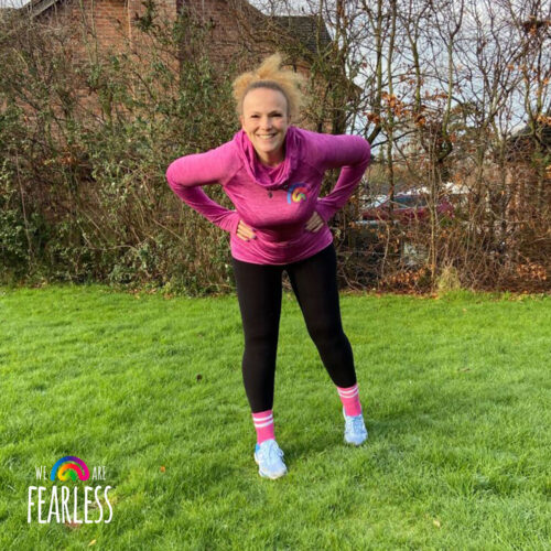 The WeAreFearless Ladies Cowl Neck Running Top 01